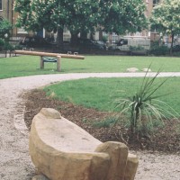 22. Boat bench, Clapton Square Hackney.