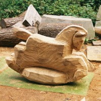 3. Rocking Horse in oak