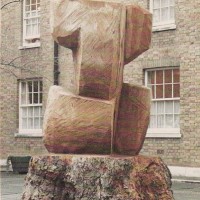 5. Traveller, tree trunk carving, London plane, Mecklenburgh Square, London.